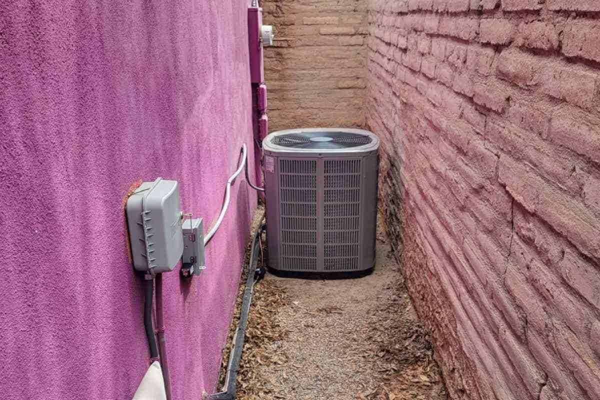 Done Rite Service performing an air conditioning replacement in Tucson, upgrading homes with the latest cooling technology.