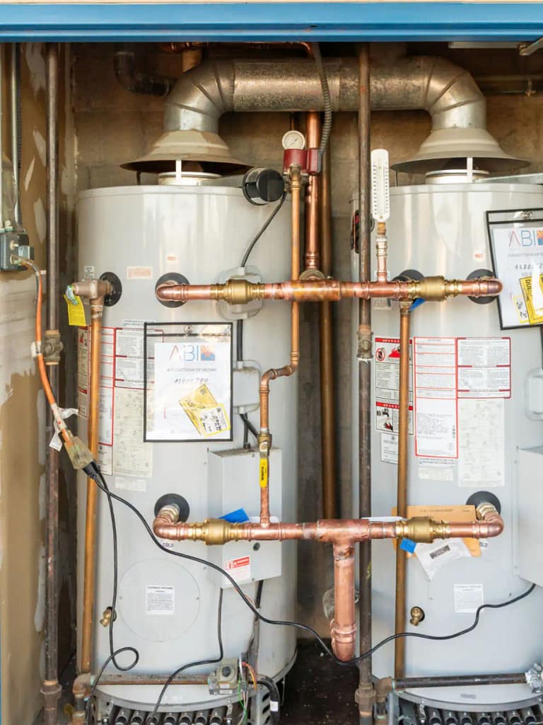 image of newly installed water heaters in Tucson, one of the types of water heaters to choose from