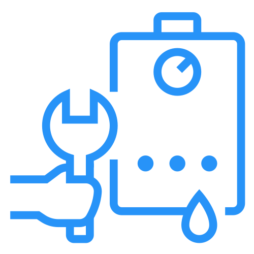 water heater repair and replacement icon